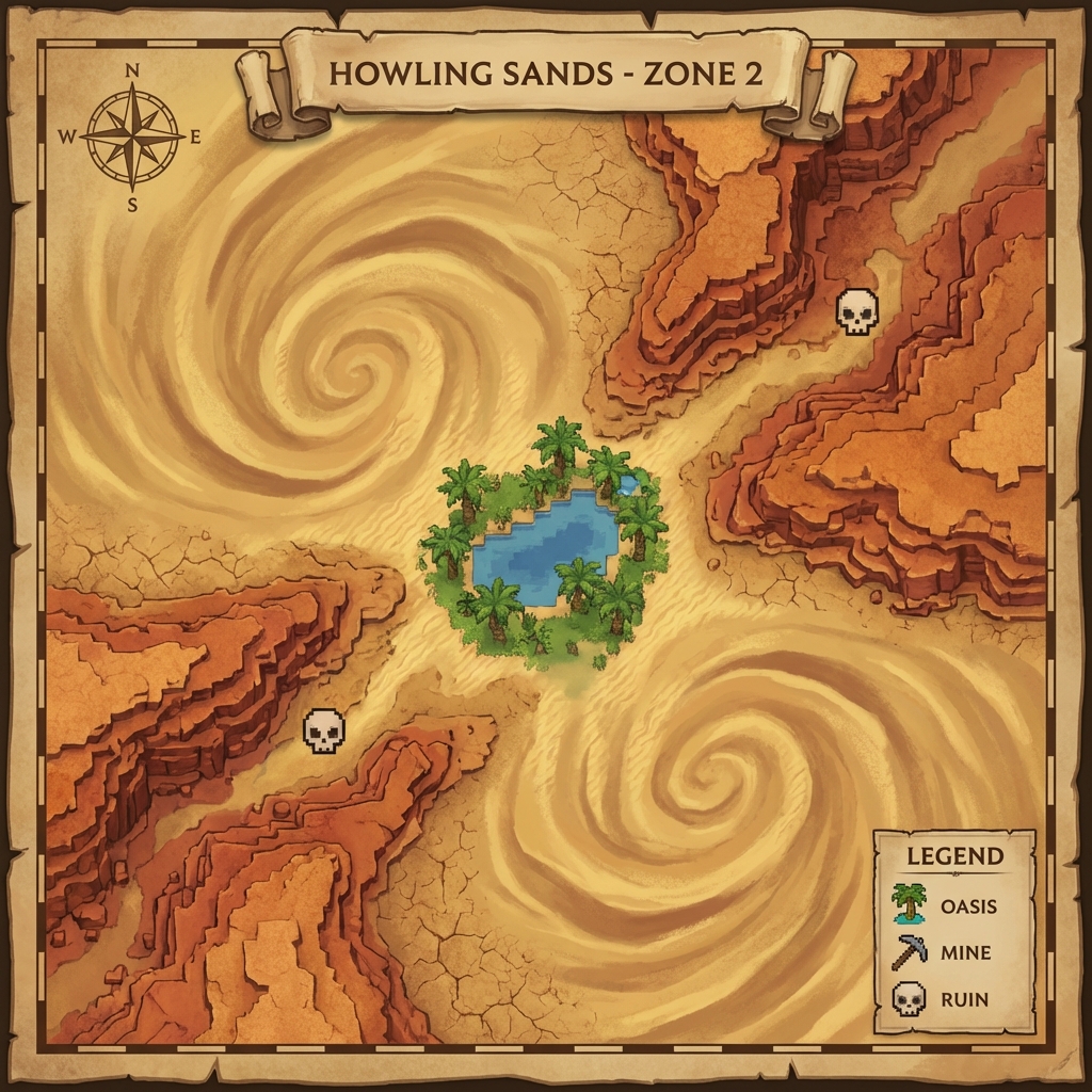 Zone 2: Howling Sands
